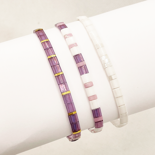 Armbandenset - Sweet Lavender